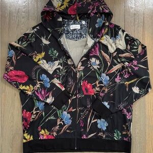 Robert Graham Black Floral Bomber Jacket